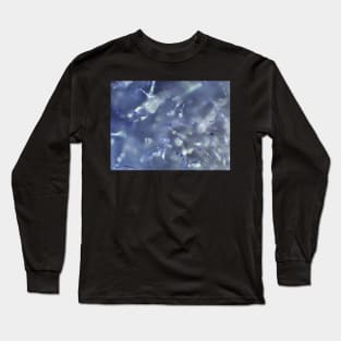 Lavender flower under microscope Long Sleeve T-Shirt